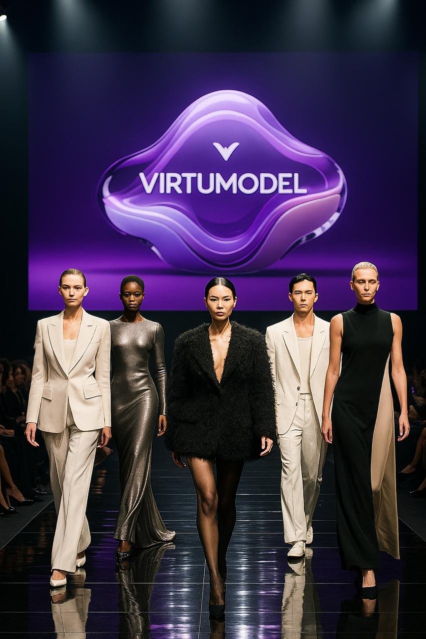 AI Model in futuristic dress