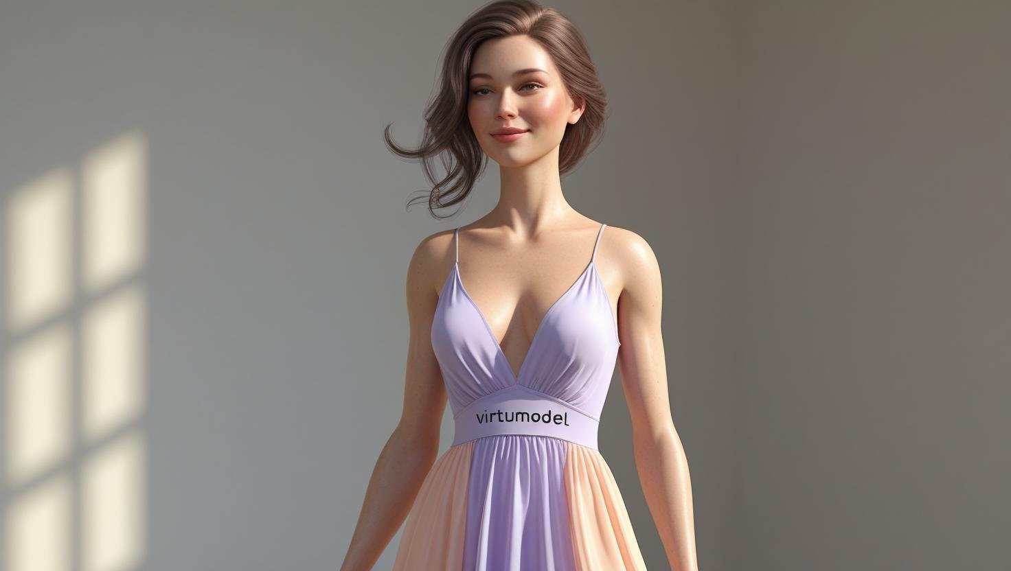 AI Model in futuristic dress