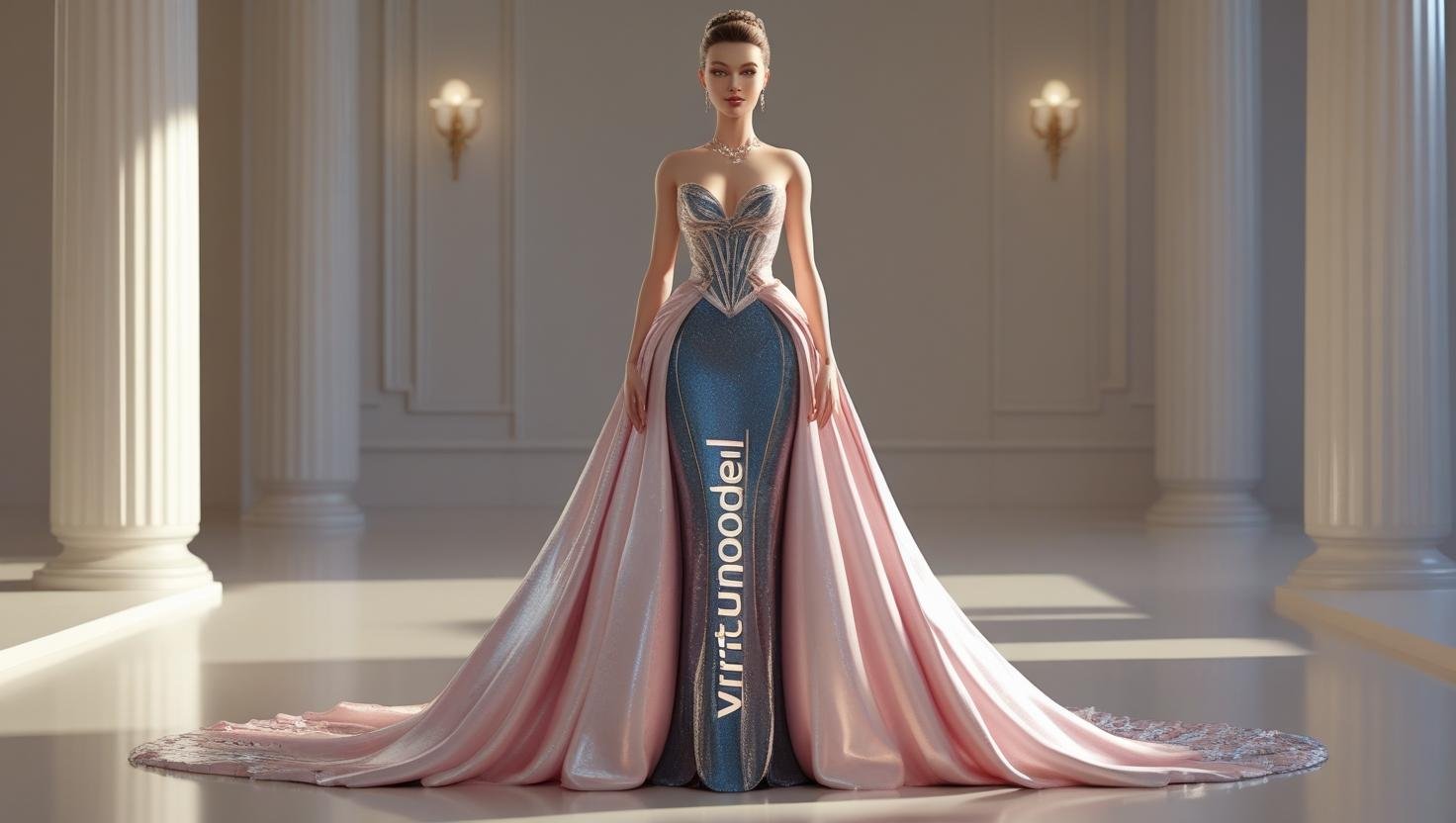AI Model in futuristic dress